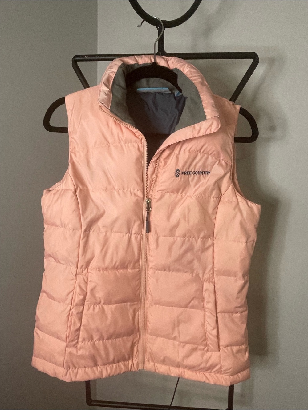 Free Country Pink Quilted Puffer Vest